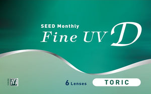 SEED Fine UV D Toric (for Astigmatism) - 1 Pair